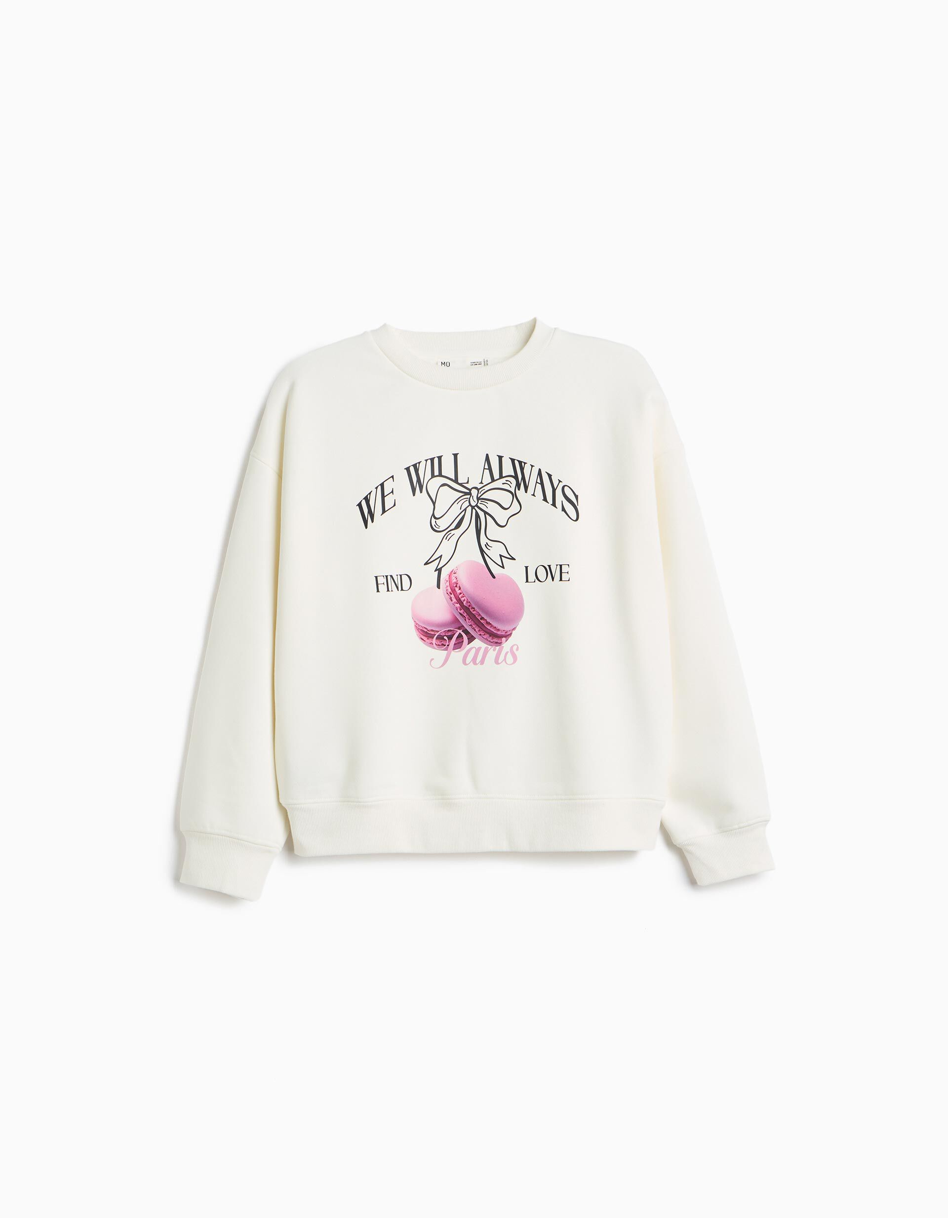 Comprar Online Sweatshirt, Menina, Branco