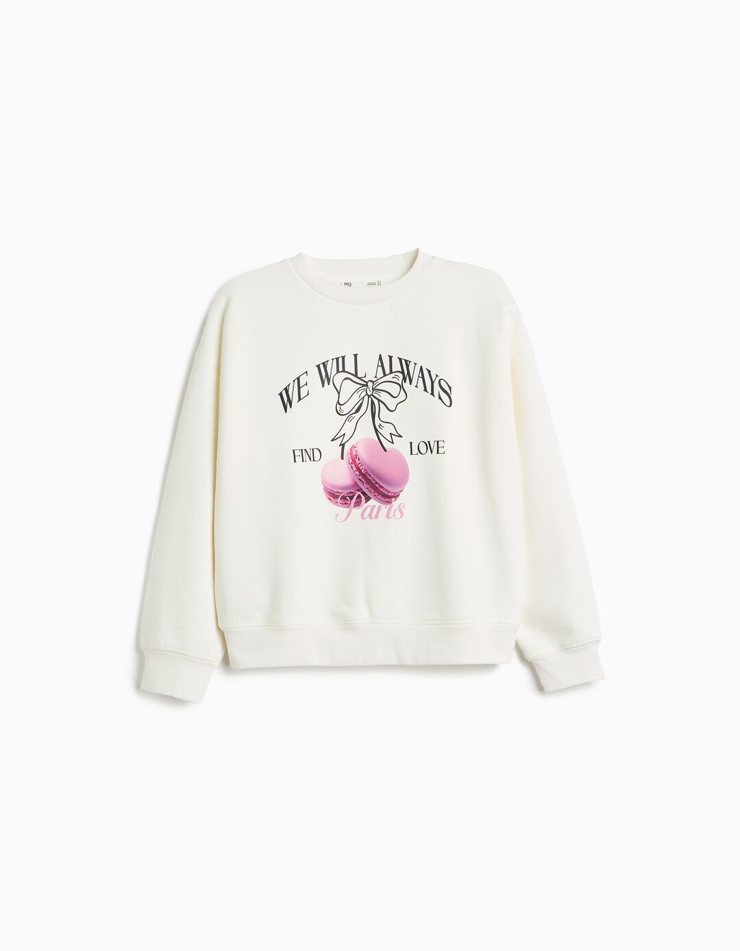 Sweatshirt, Menina, Branco