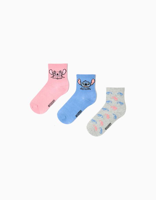 Comprar Online Pack 3 Meias 'Lilo e Stitch' ©Disney, Menina, Multicor