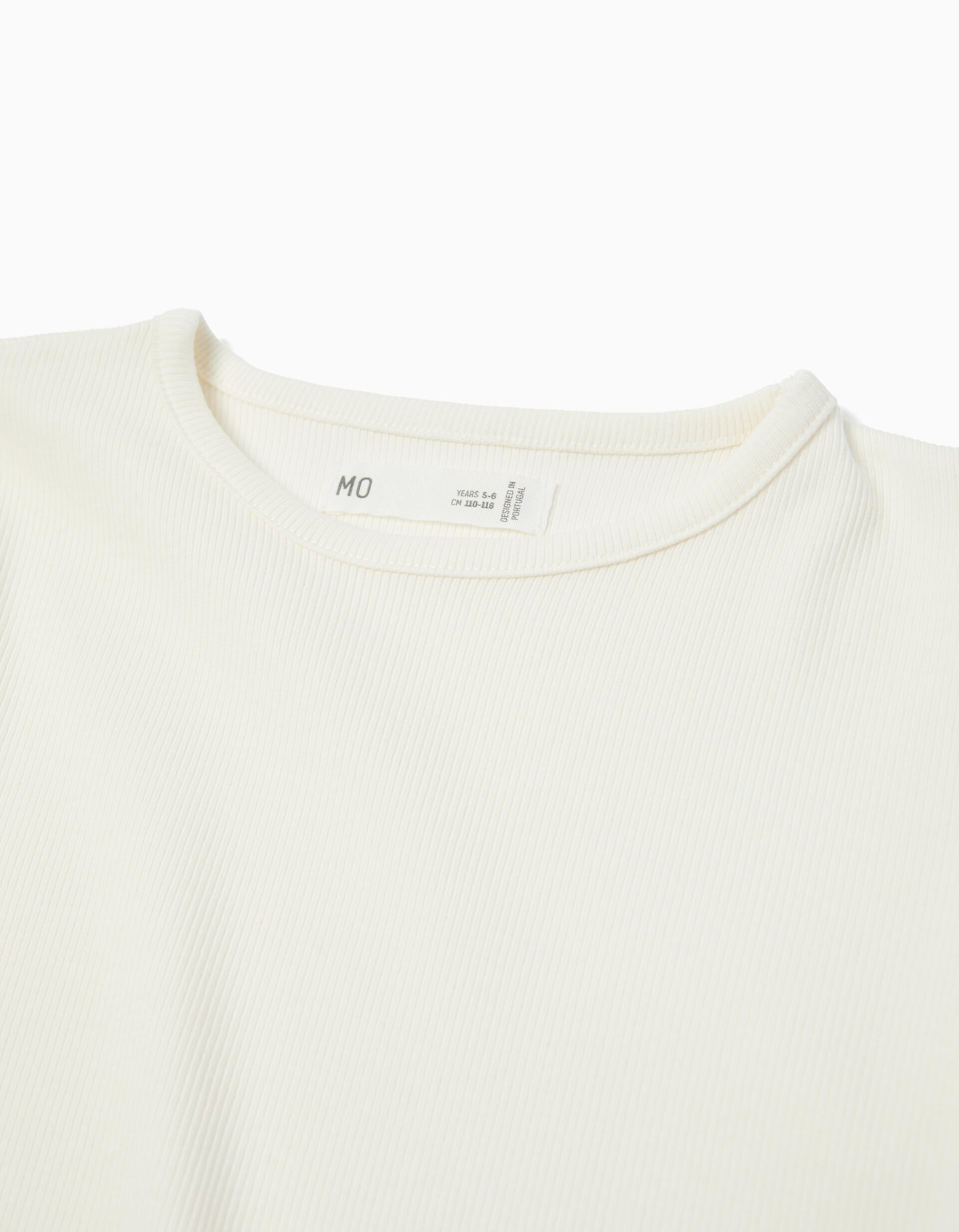 Comprar Online T-shirt de Manga Comprida, Menina, Branco