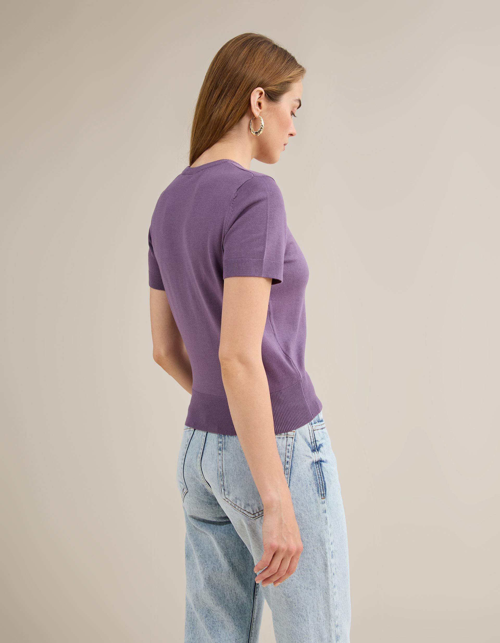 Comprar Online Camisola de Malha, Mulher, Roxo