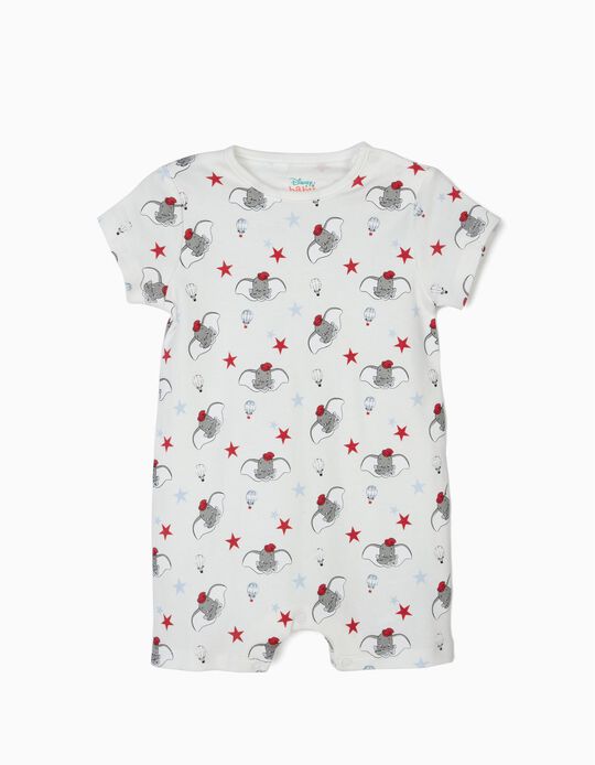 Babygrow para Beb&eacute; Menino 'Dumbo', Branco