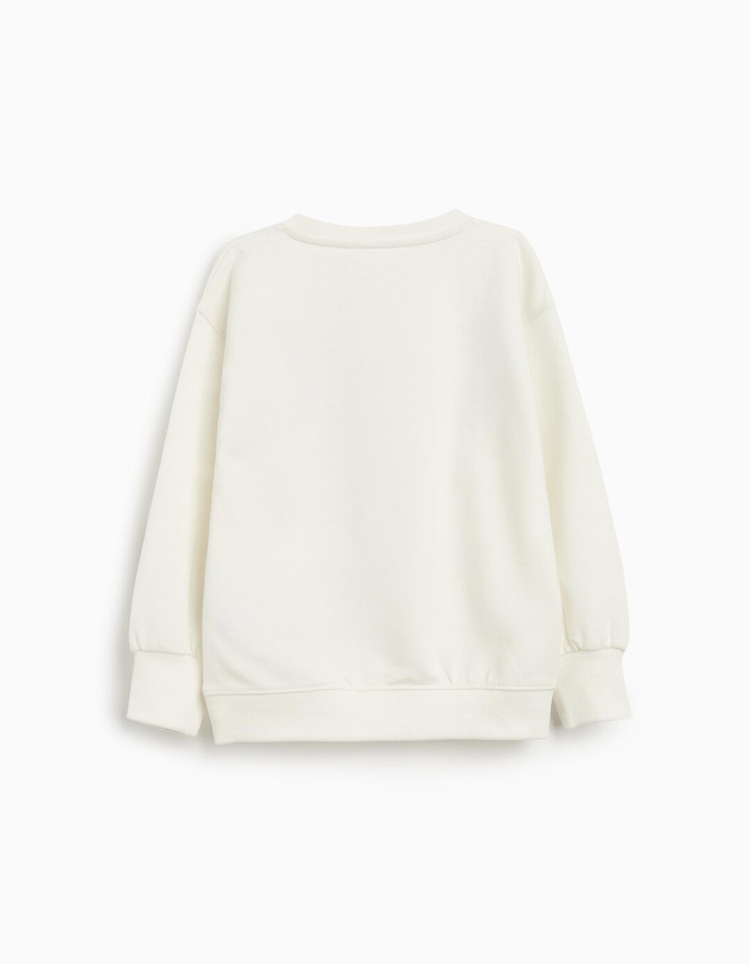 Sweatshirt de Felpa, Menina, Cru