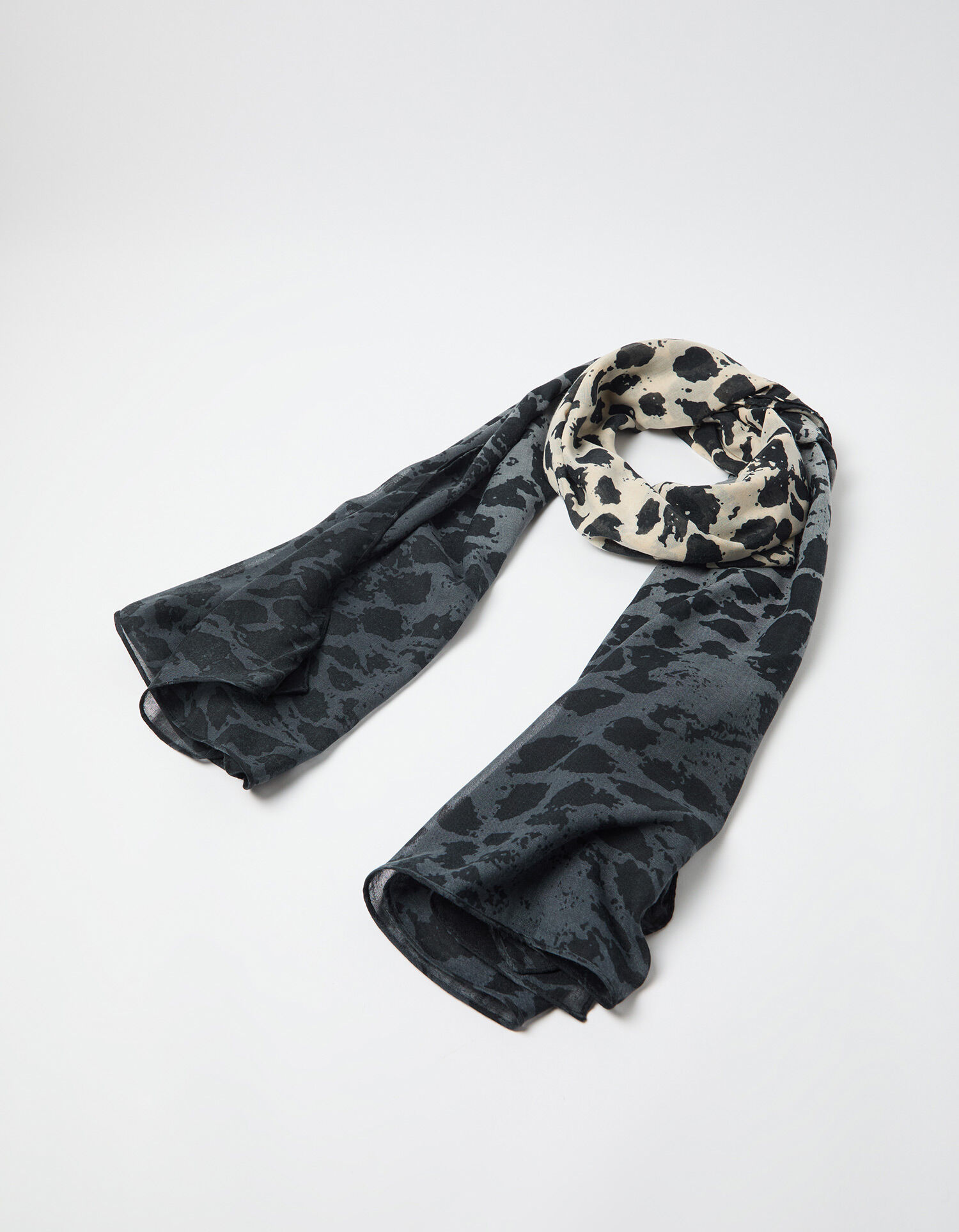 Comprar Online Cachecol Animal Print, Mulher, Preto