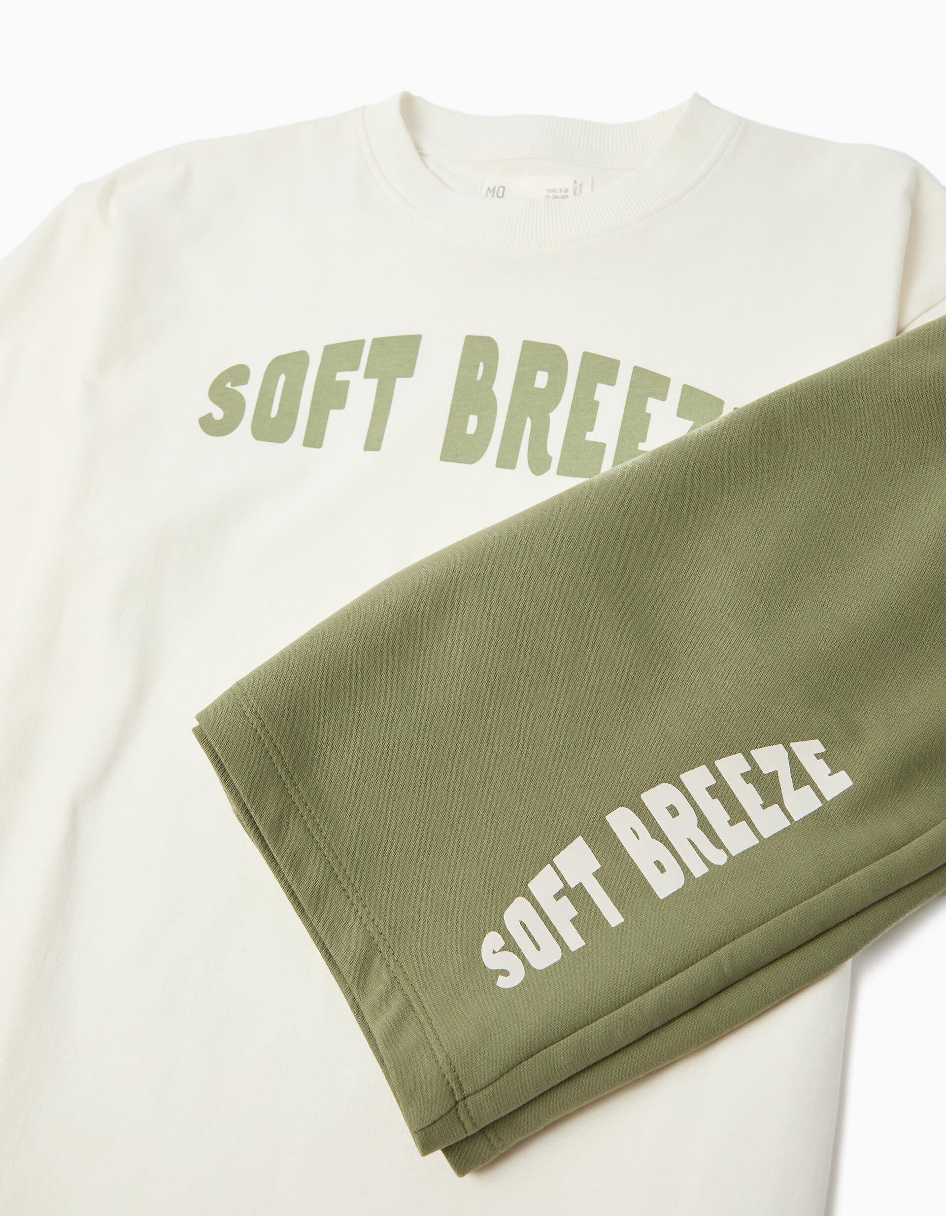 Comprar Online Conjunto T-shirt e Cal&ccedil;&otilde;es, Menino, Verde Escuro