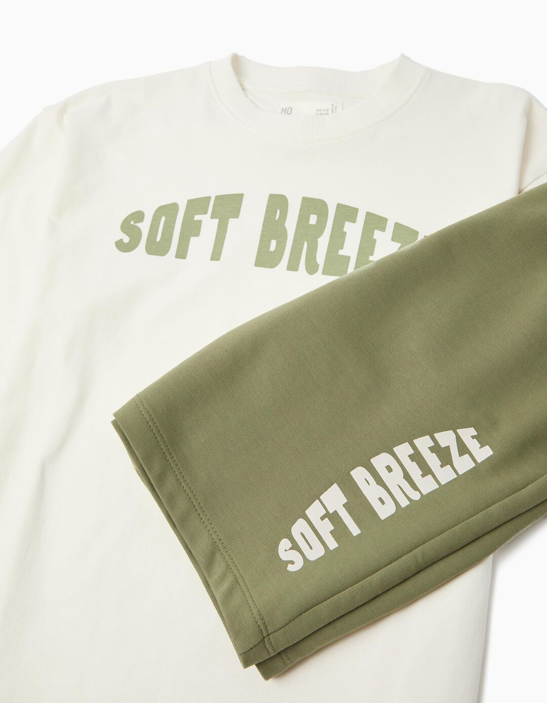 Conjunto T-shirt e Cal&ccedil;&otilde;es, Menino, Verde Escuro