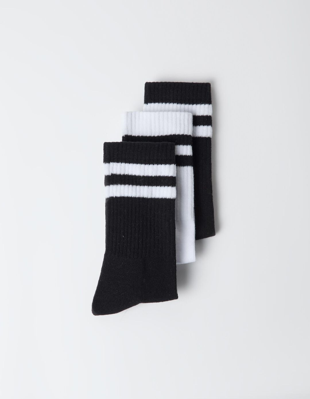 Pack 3 Meias Desportivas, Mulher, Preto