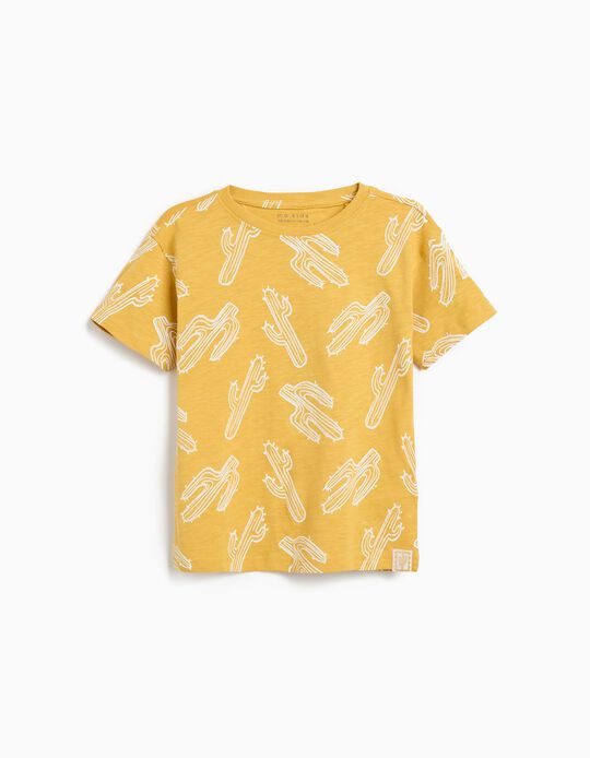 Comprar Online T-shirt Estampado, Menino, Amarelo Escuro 
