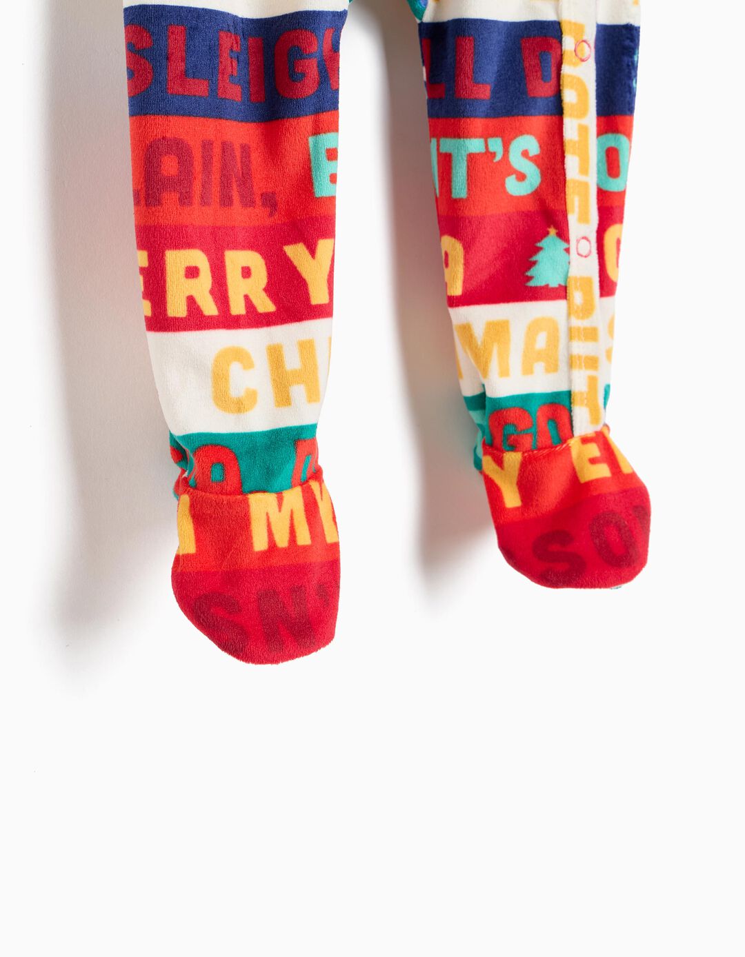 Babygrow Em Veludo De Natal, Beb&eacute;, Vermelho