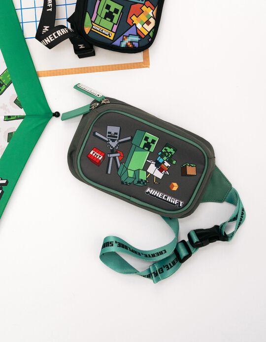 Comprar Online Bolsa De Cintura 'Minecraft', Menino, Cinzento Escuro