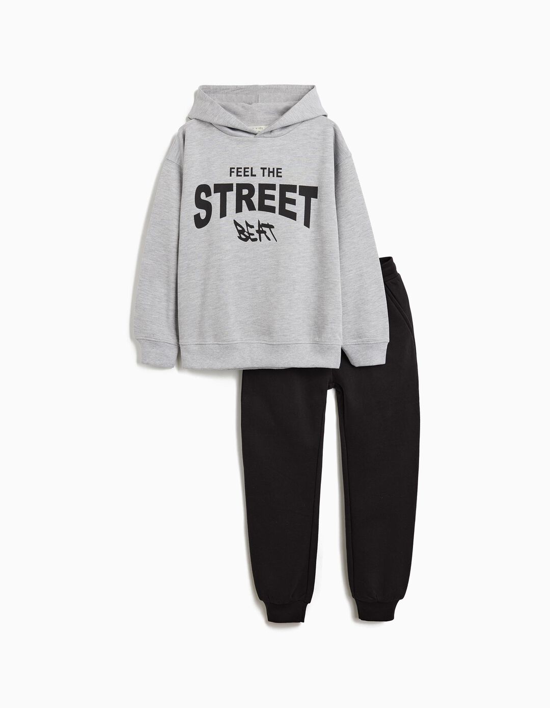 Conjunto de Jogging, Menino, Preto