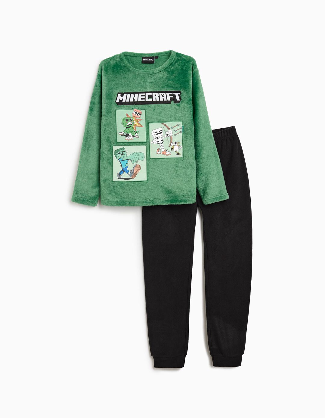 Pijama Polar 'Minecraft', Menino, Verde