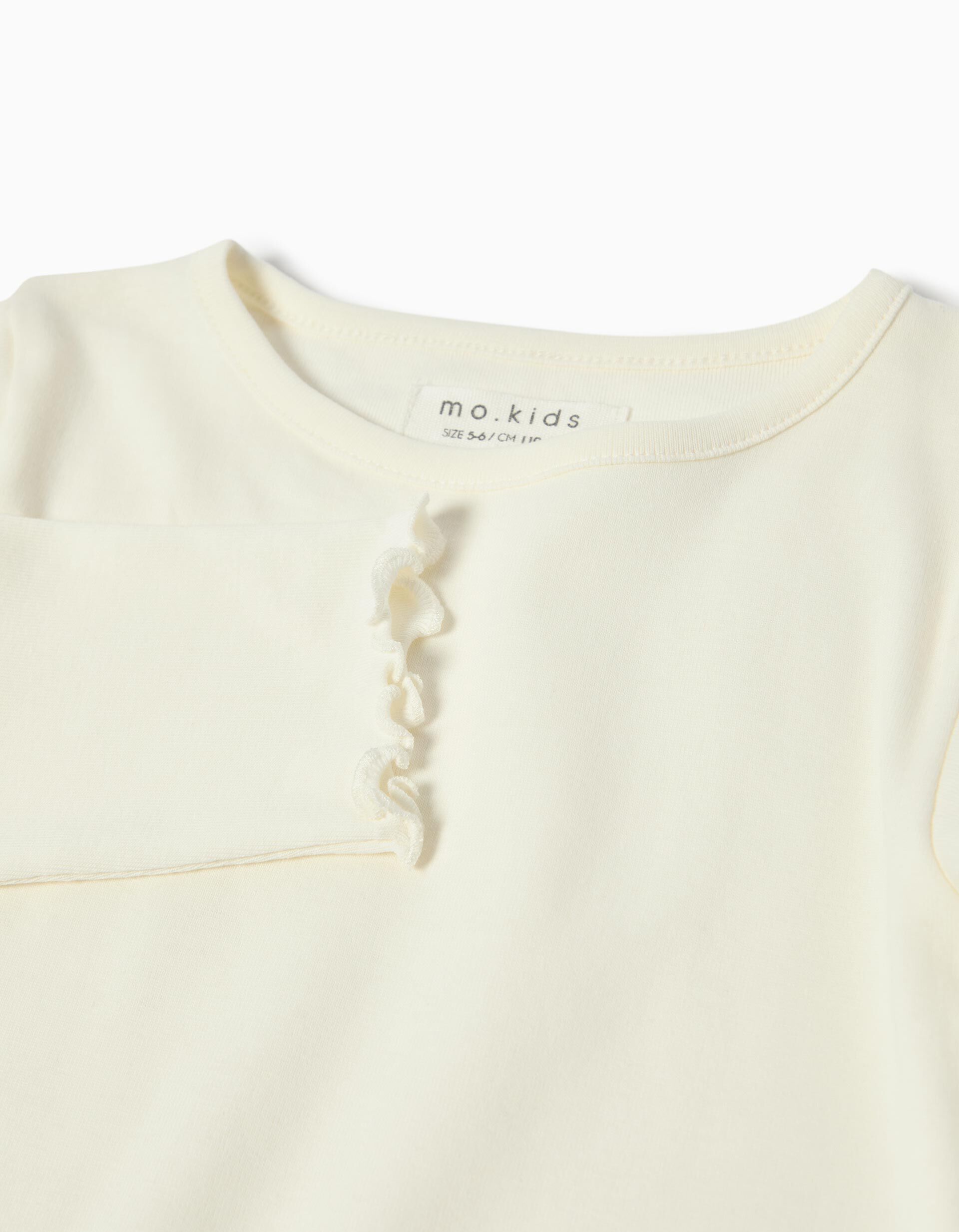 Comprar Online T-shirt de Manga Comprida, Menina, Branco