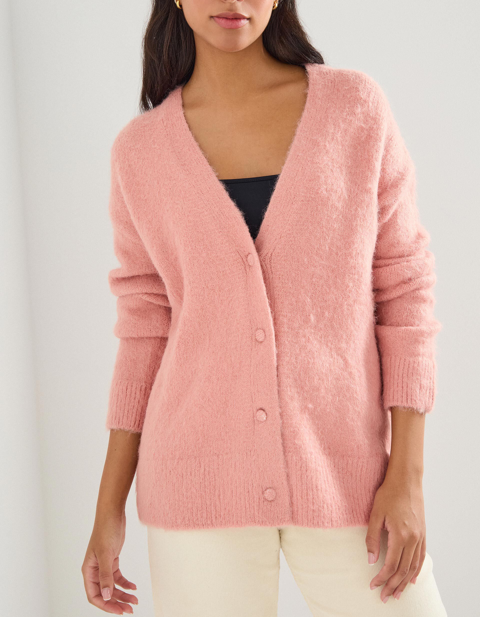 Comprar Online Casaco de Malha, Mulher, Rosa