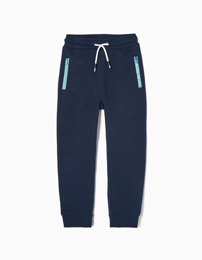 Joggers for Boys 'Searching For Life', Dark Blue