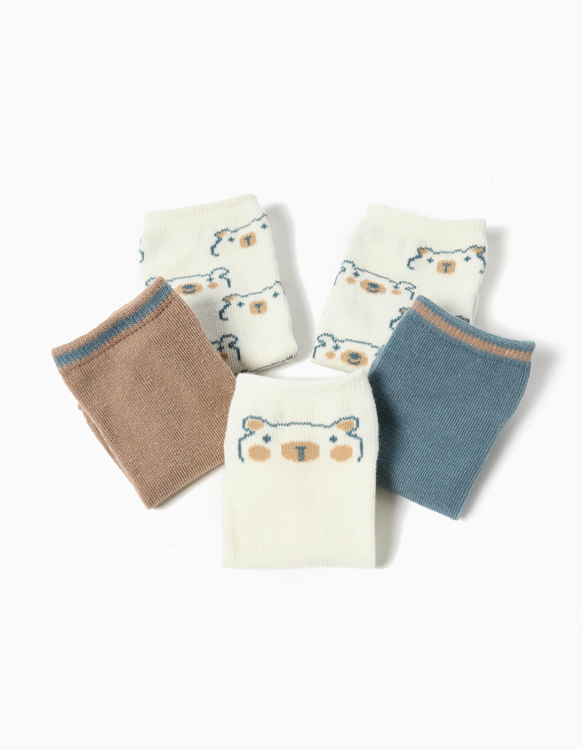 Comprar Online Pack 5 Pares de Meias Tornozelo, Menino, Multicolor