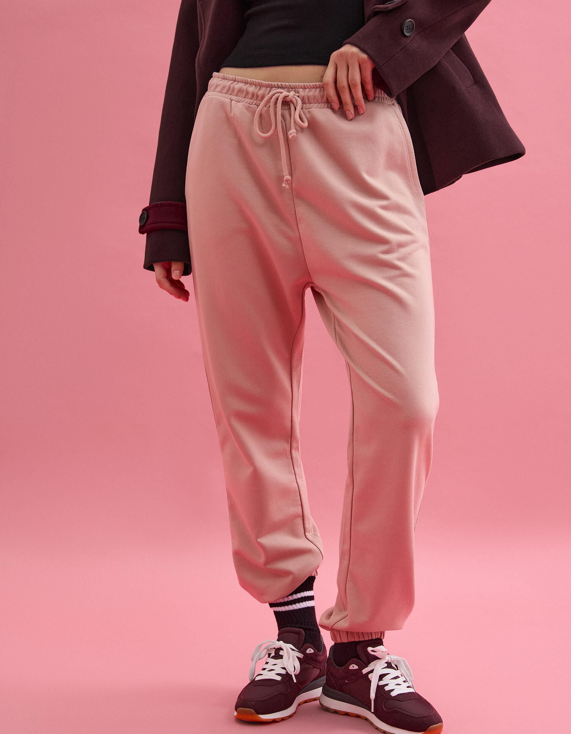 Comprar Online Cal&ccedil;as Joggers, Mulher, Rosa Claro