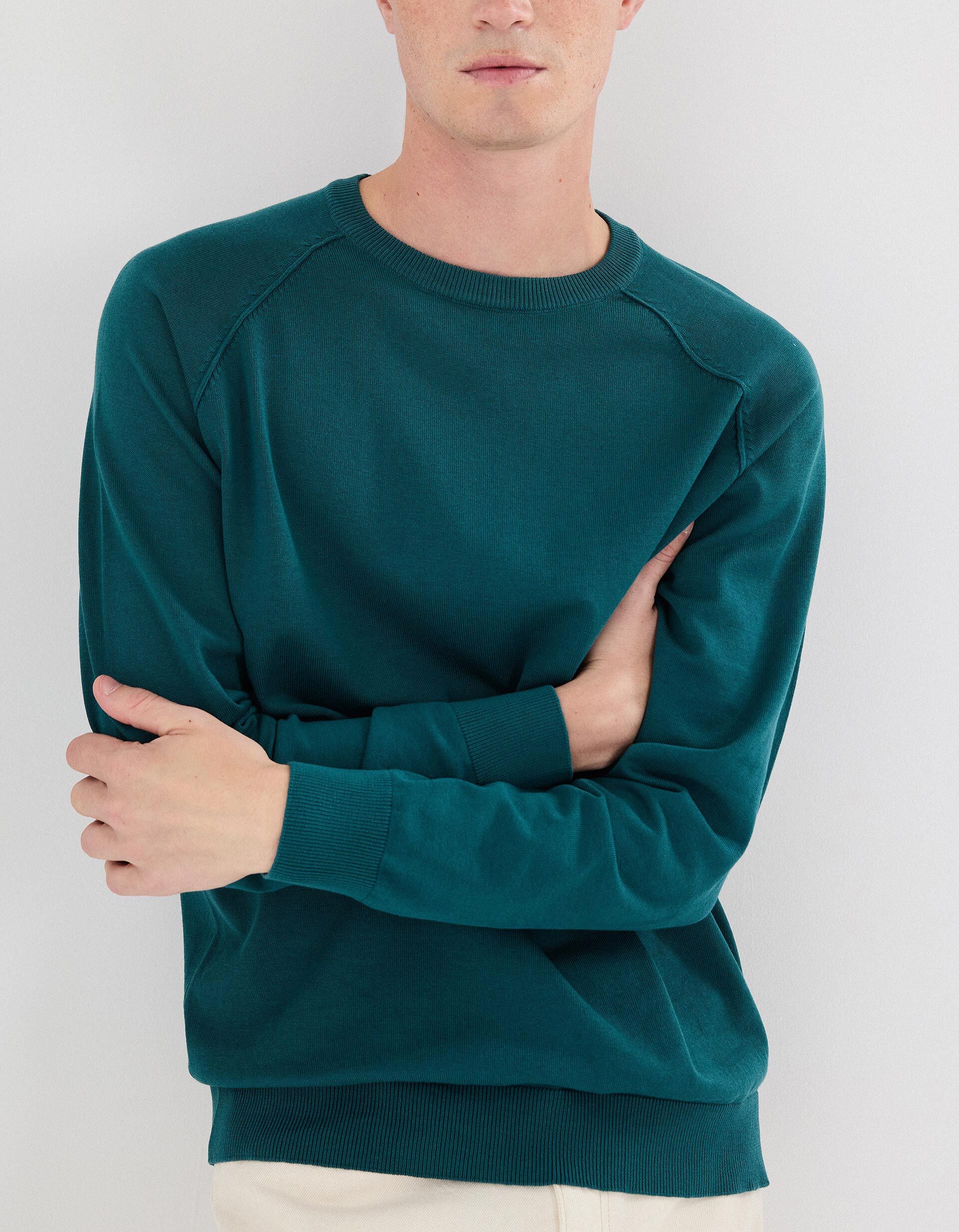 Comprar Online Camisola de Malha, Homem, Verde Escuro