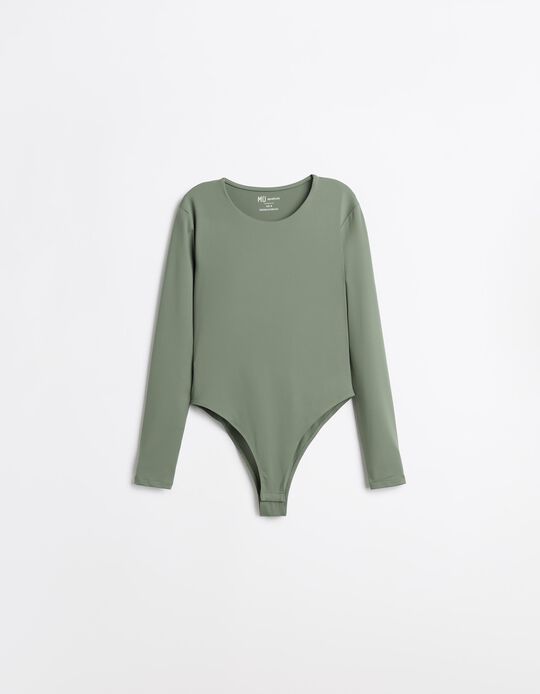 Comprar Online Body De Manga Comprida, Mulher, Verde 