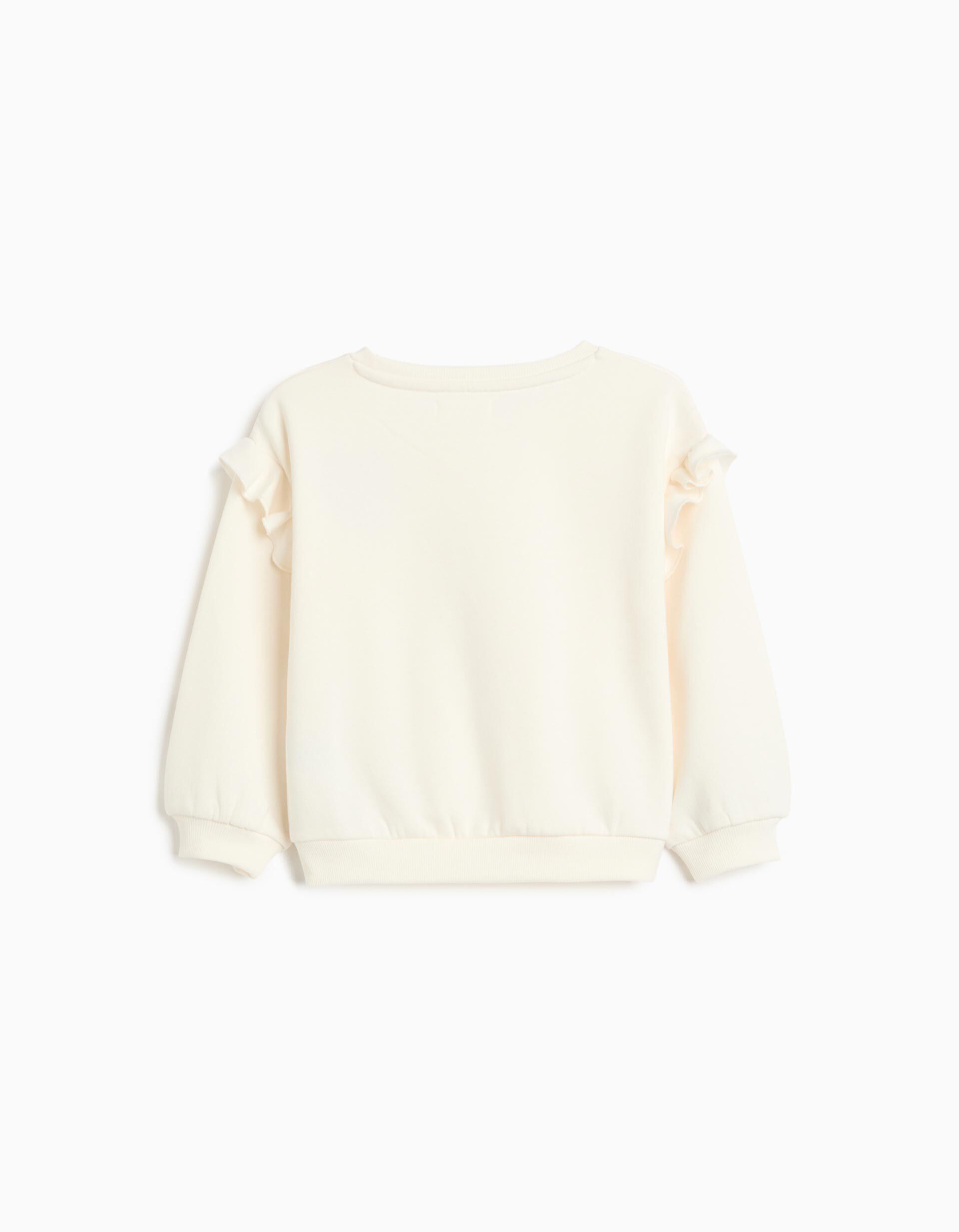 Comprar Online Sweatshirt Com Bordado, Menina, Branco