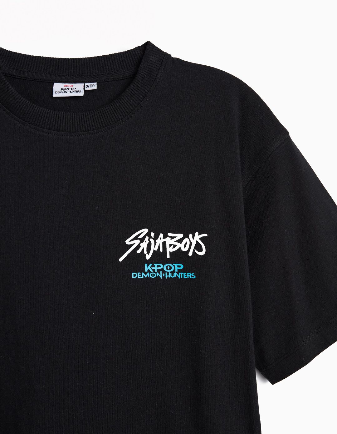 T-shirt 'KPop Demon Hunters', Menino, Preto