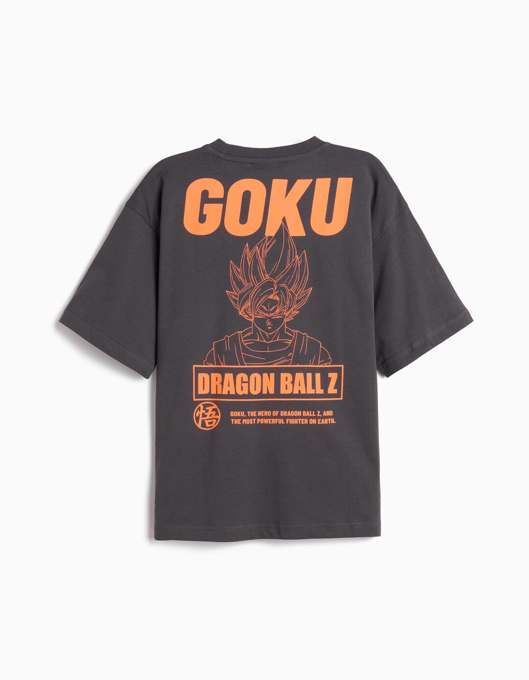 T-shirt 'Dragon Ball', Menino, Cinzento Escuro