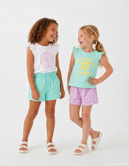 Comprar Online Pack 2 Cal&ccedil;&otilde;es, Menina, Verde Claro