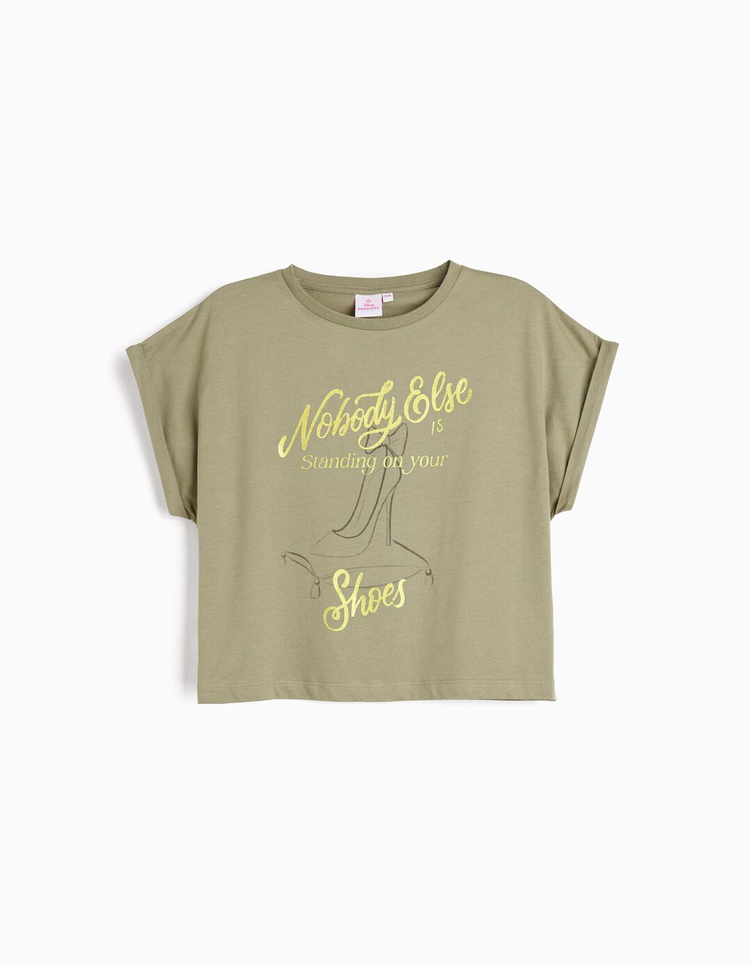 T-shirt 'Disney', Menina, Verde Escuro 