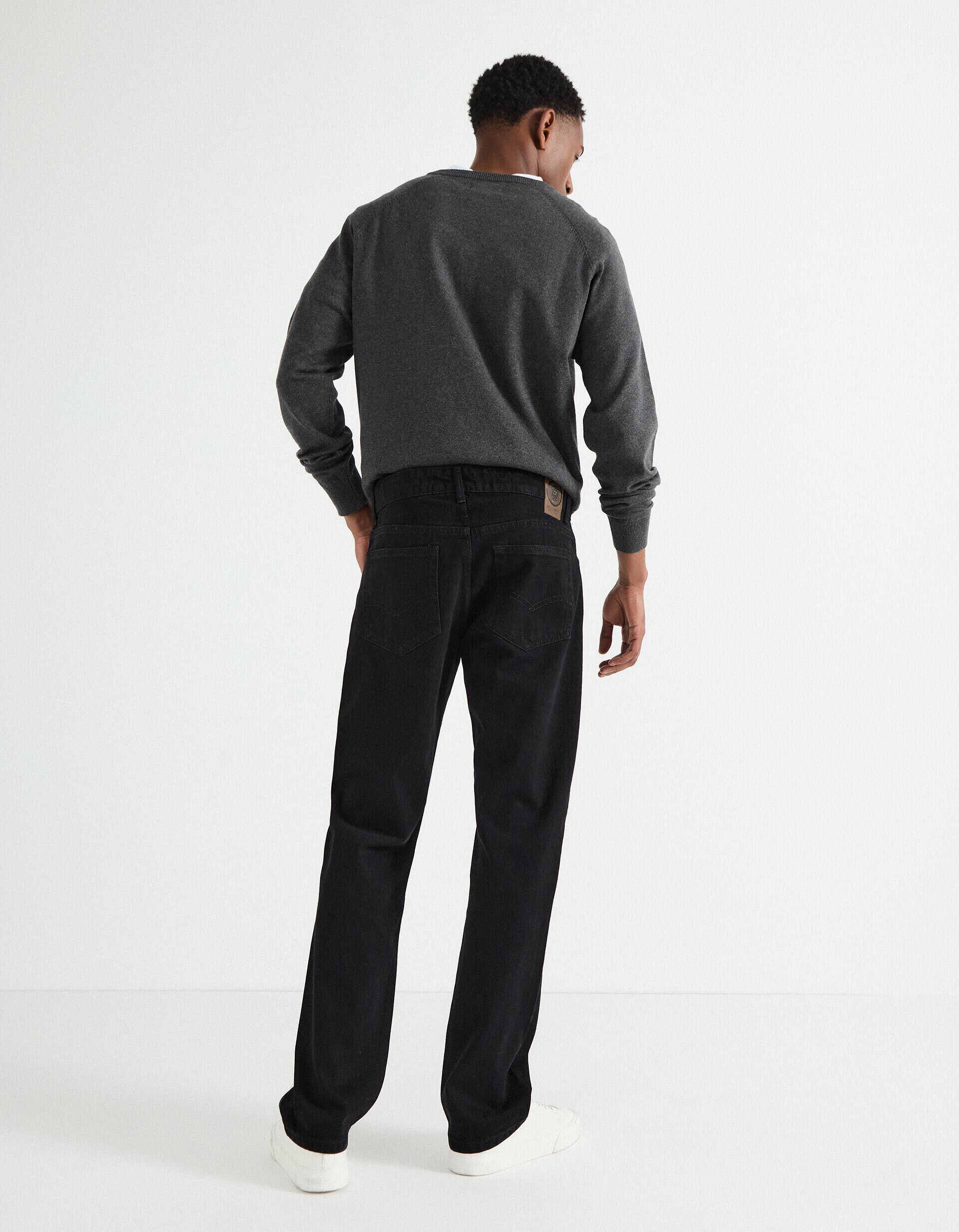 Comprar Online Cal&ccedil;as de Ganga 'Straight Fit', Homem, Preto