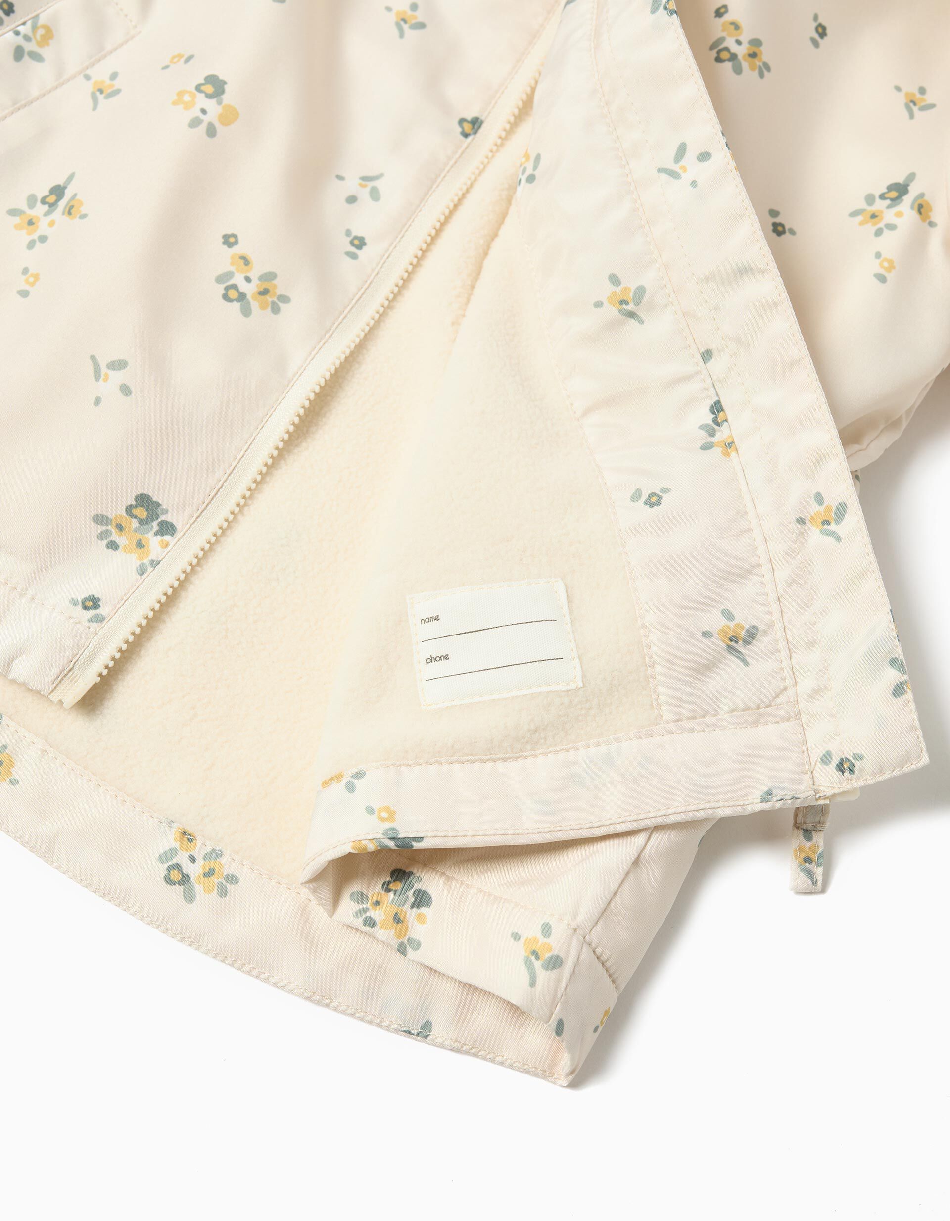 Comprar Online Casaco Polar no Interior, Menina, Bege Claro