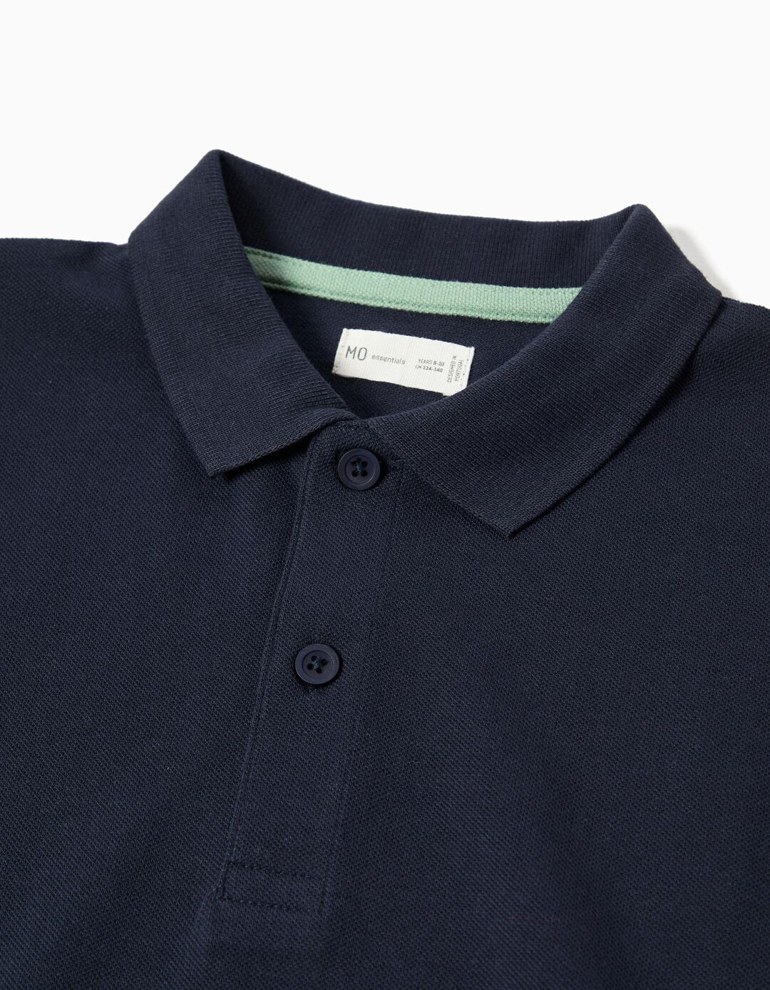 Polo Piquet, Menino, Azul Escuro