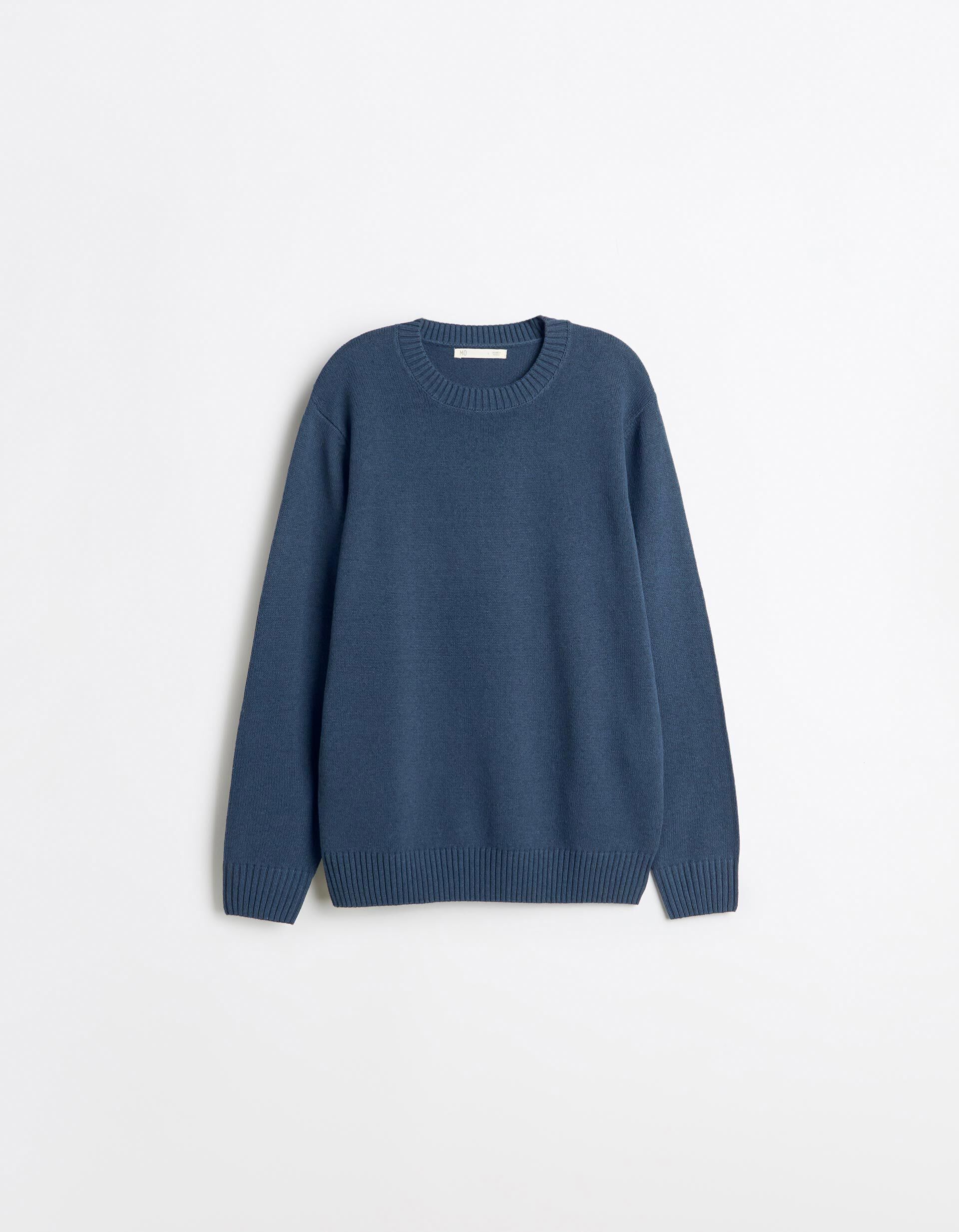 Comprar Online Camisola De Malha, Homem, Azul