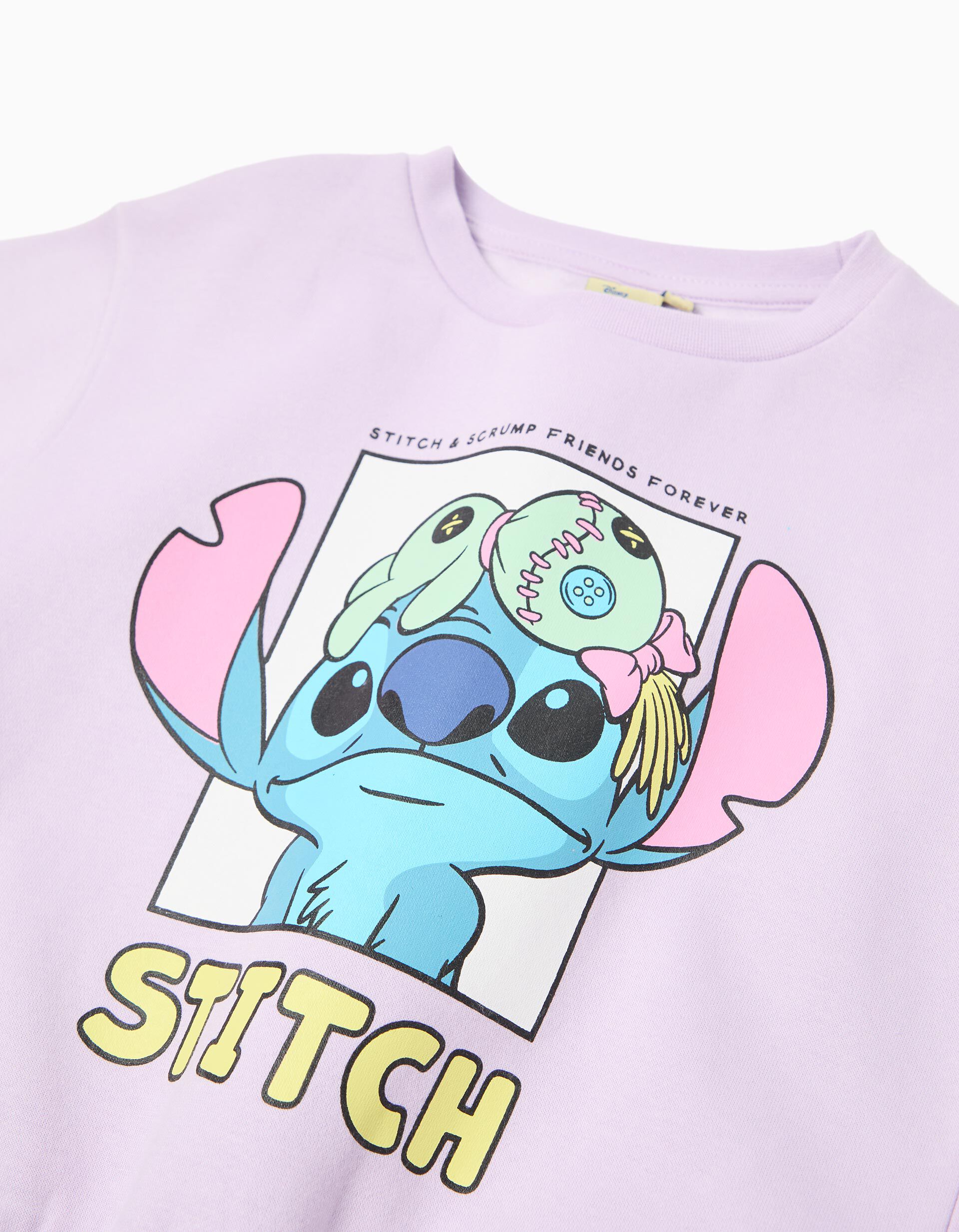 Comprar Online Sweatshirt de Felpa 'Stitch', Menina, Roxo Claro