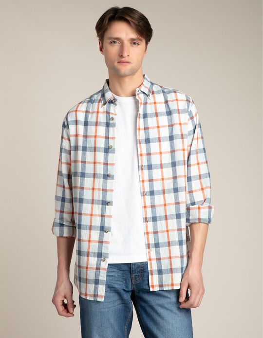 Camisa regular fit xadrez