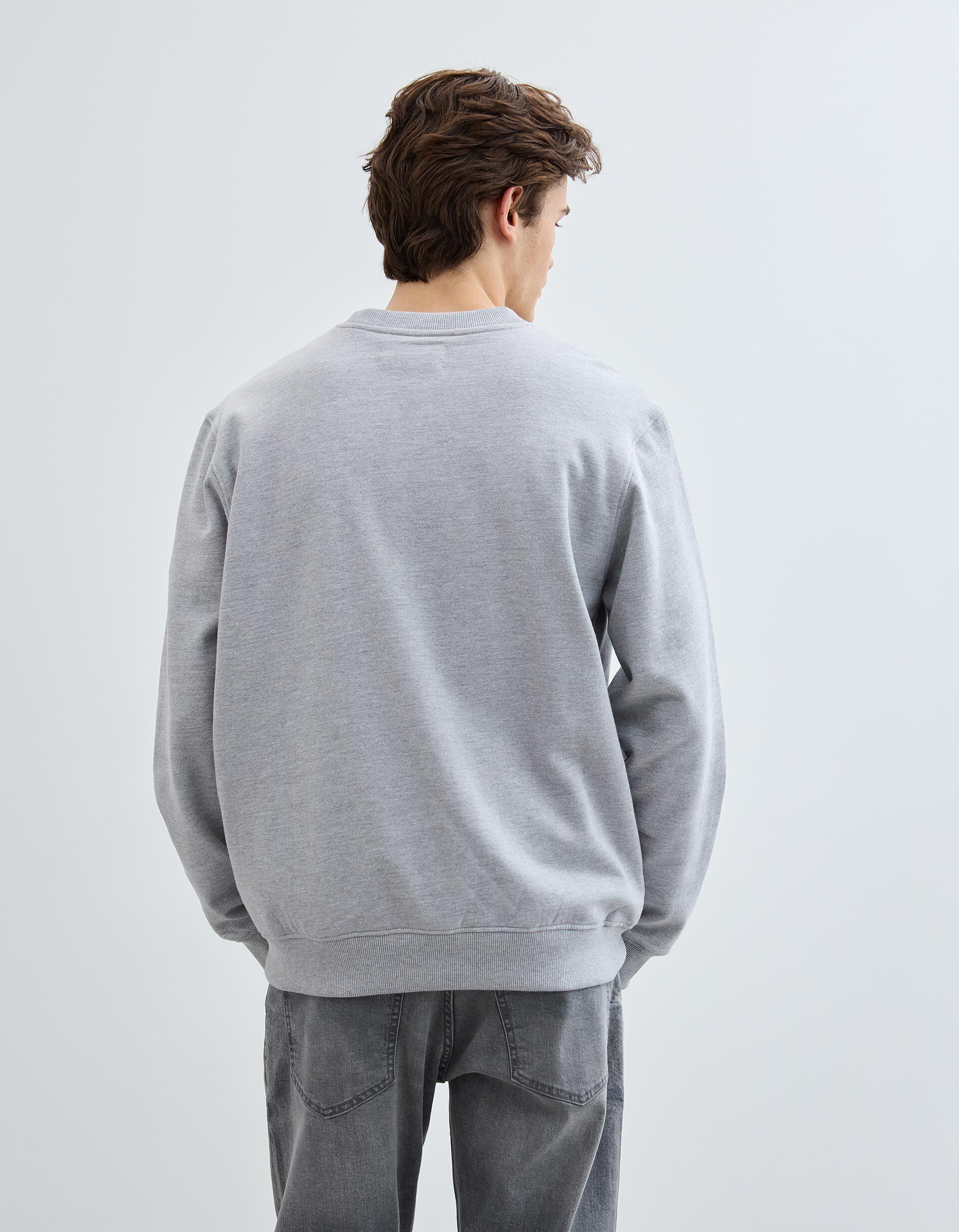 Comprar Online Sweatshirt, Homem, Cinzento Claro