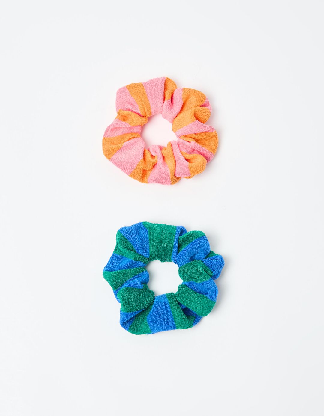Pack 2 El&aacute;sticos de Cabelo Scrunchies, Mulher, Multicor