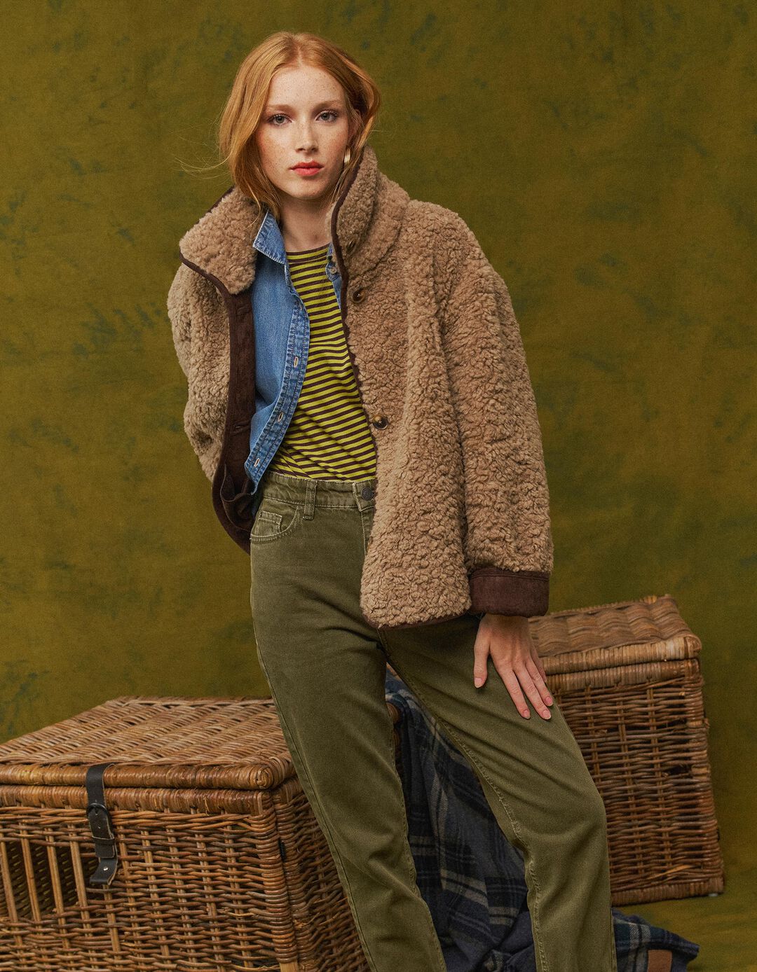Cal&ccedil;as De Ganga Mom Fit, Mulher, Verde Escuro
