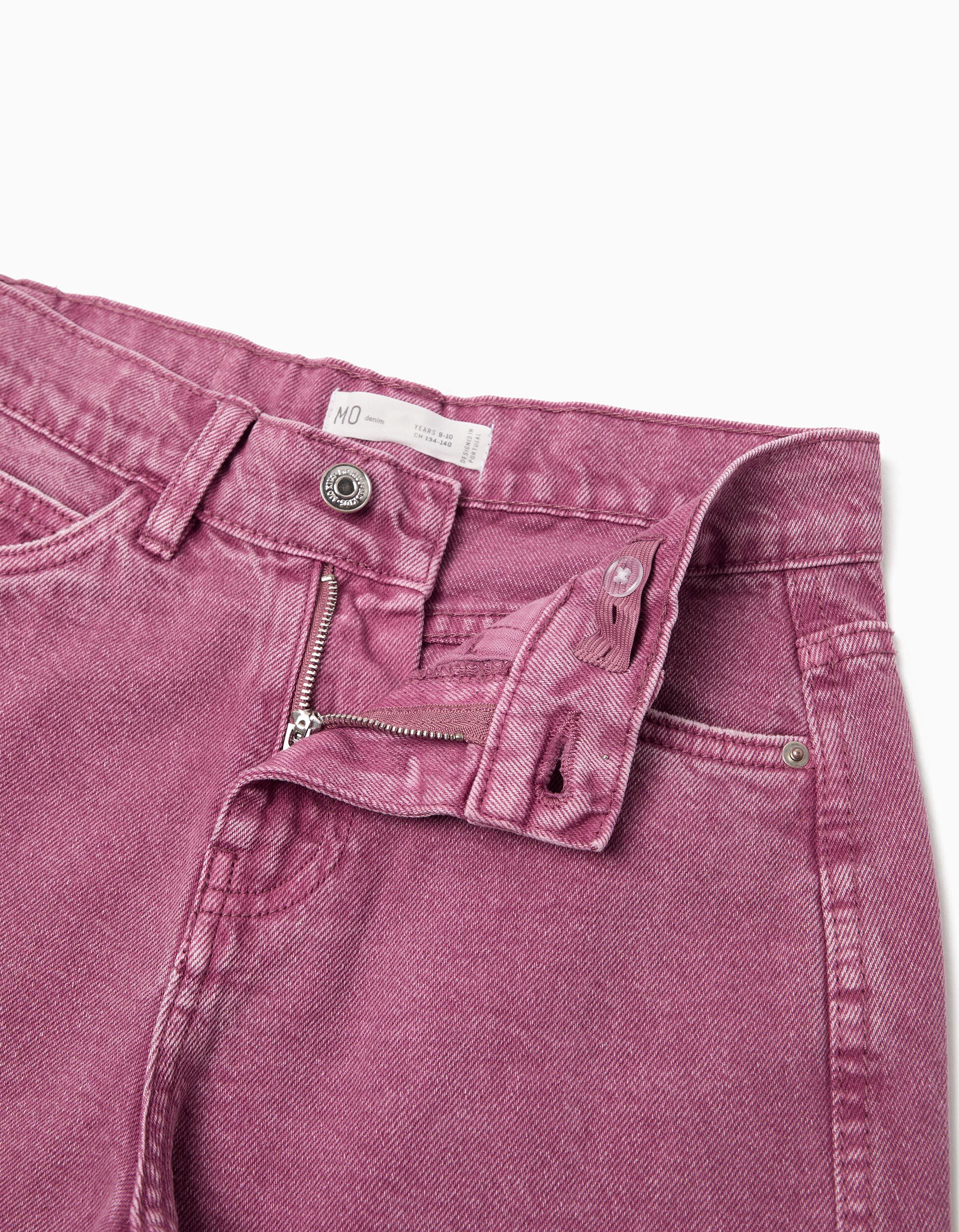 Comprar Online Cal&ccedil;as de Ganga 'Wide Leg', Menina, Rosa Escuro