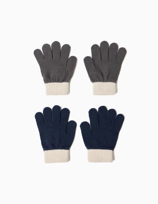 Comprar Online Pack De 2 Pares de Luvas, Menino, Multicor