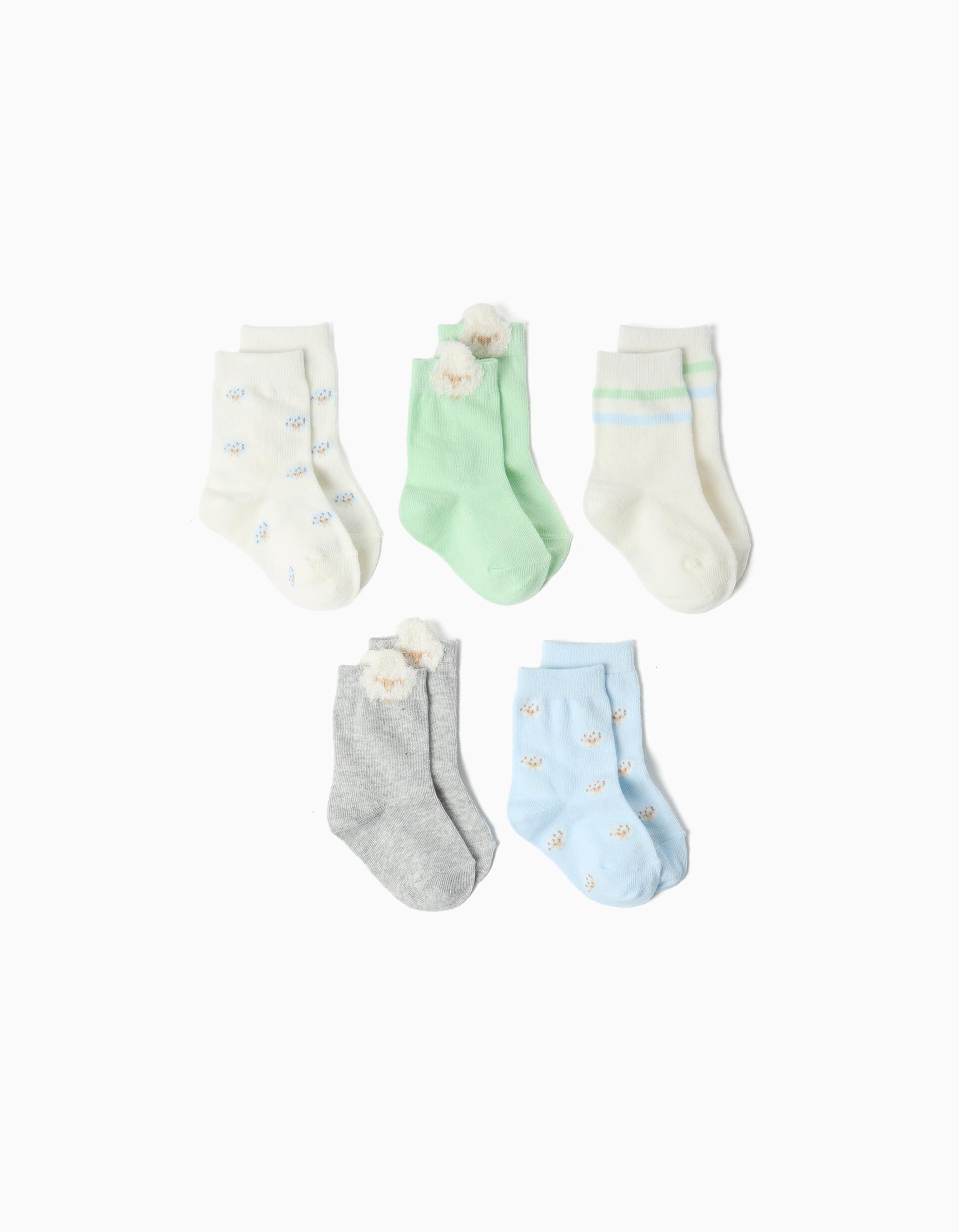 Comprar Online Pack 5 Pares De Meias, Menina, Multicolor