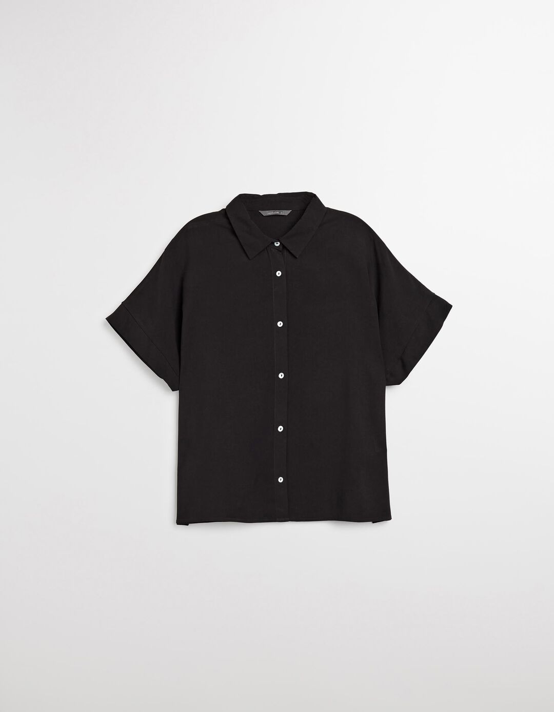 Camisa Viscose, Mulher, Preto