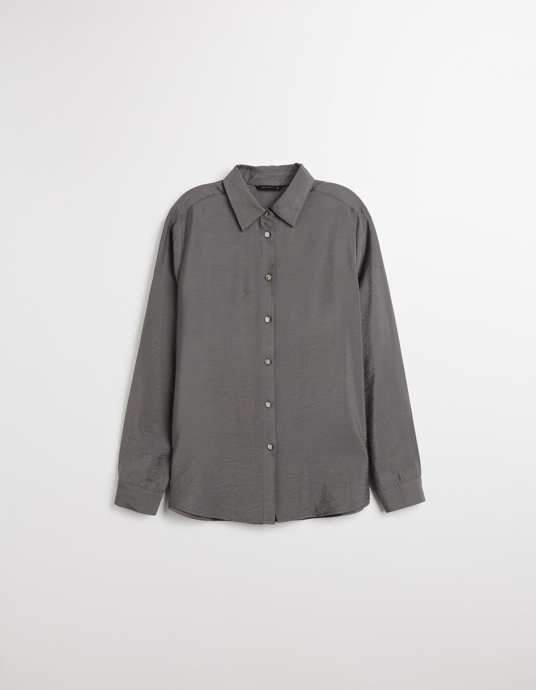 Camisa, Mulher, Cinzento Escuro