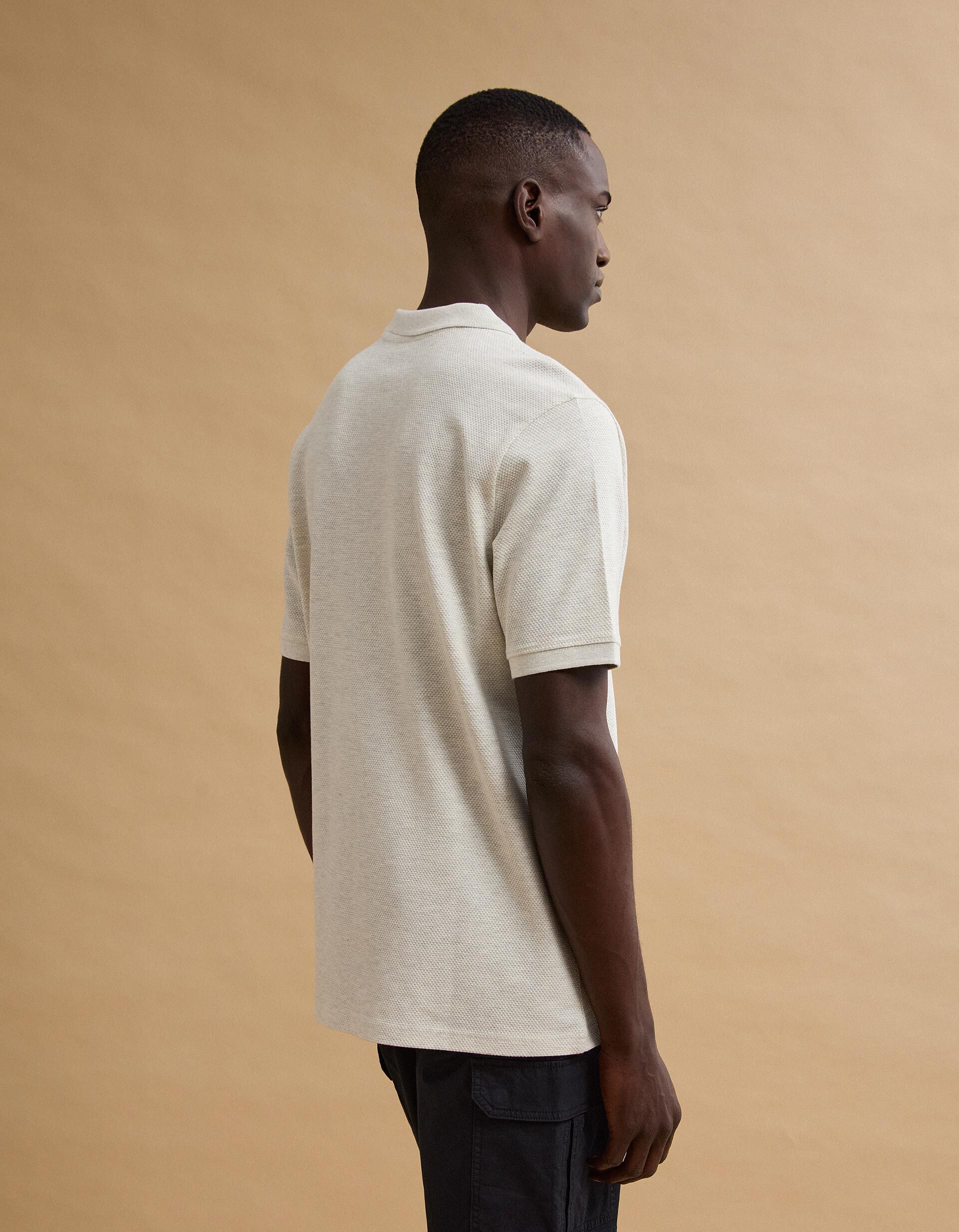 Comprar Online Polo Piquet, Homem, Bege Claro