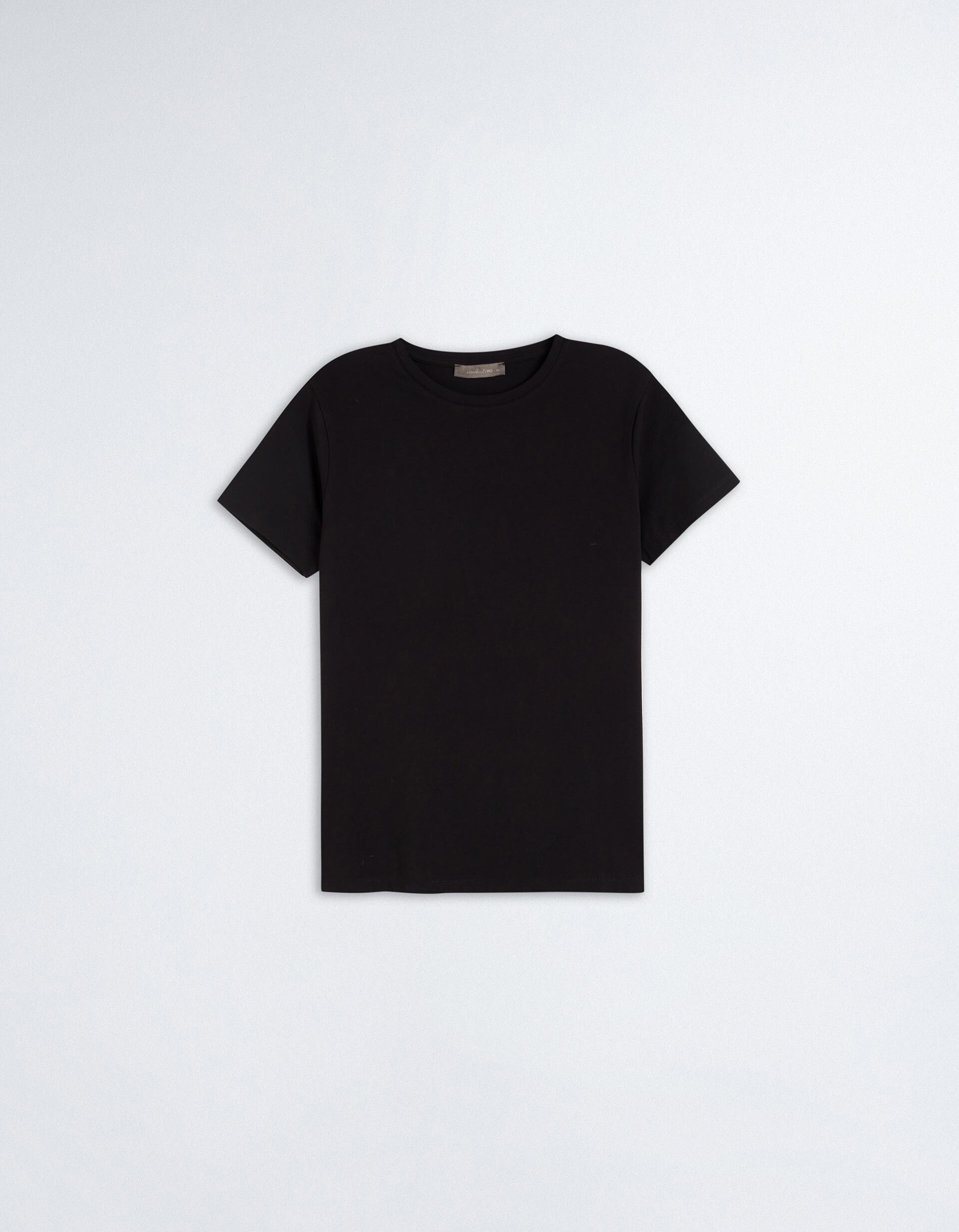 Comprar Online T-shirt B&aacute;sica, Mulher, Preto