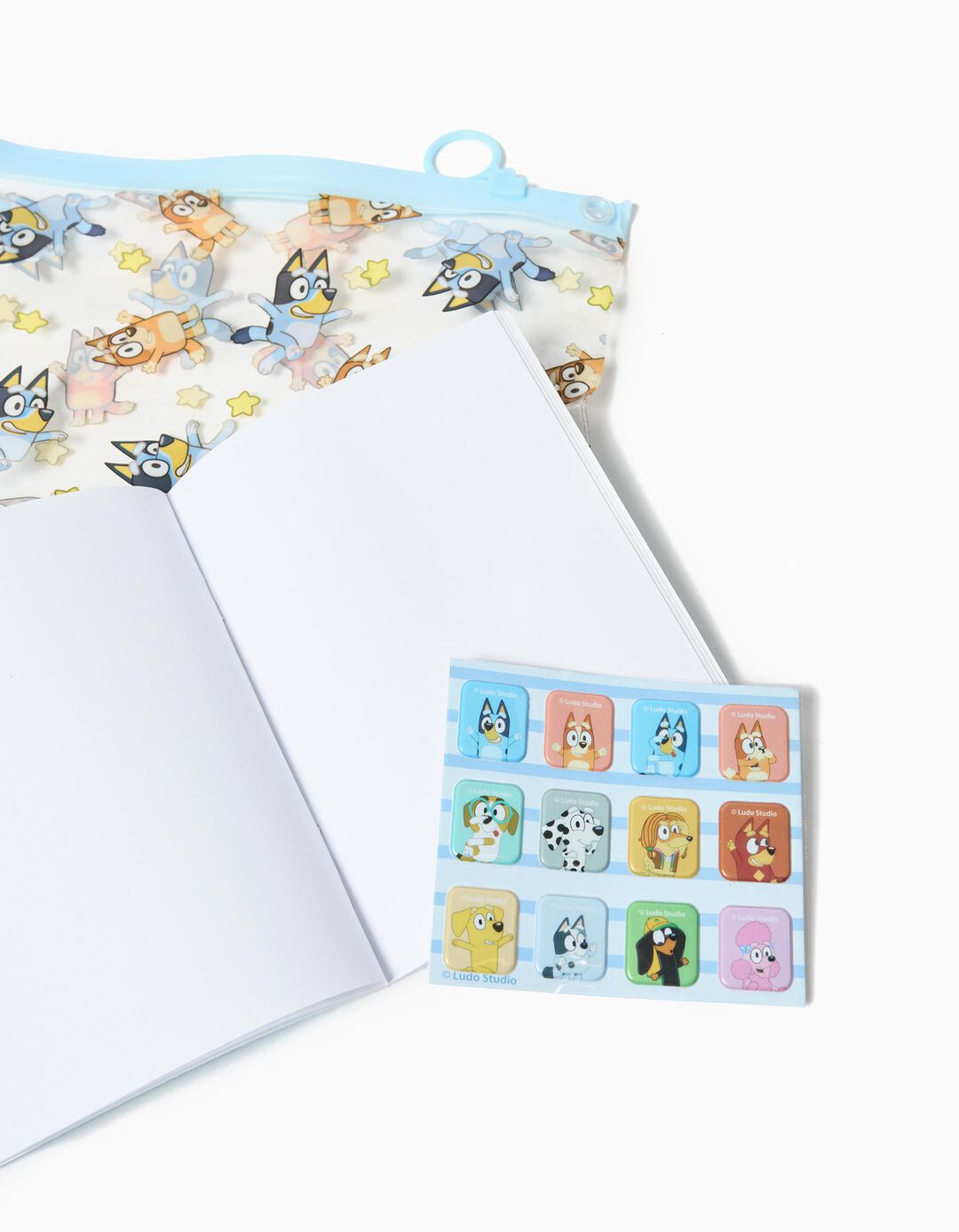 Conjunto Material Escolar 'Stitch' ©Disney, Menina, Azul
