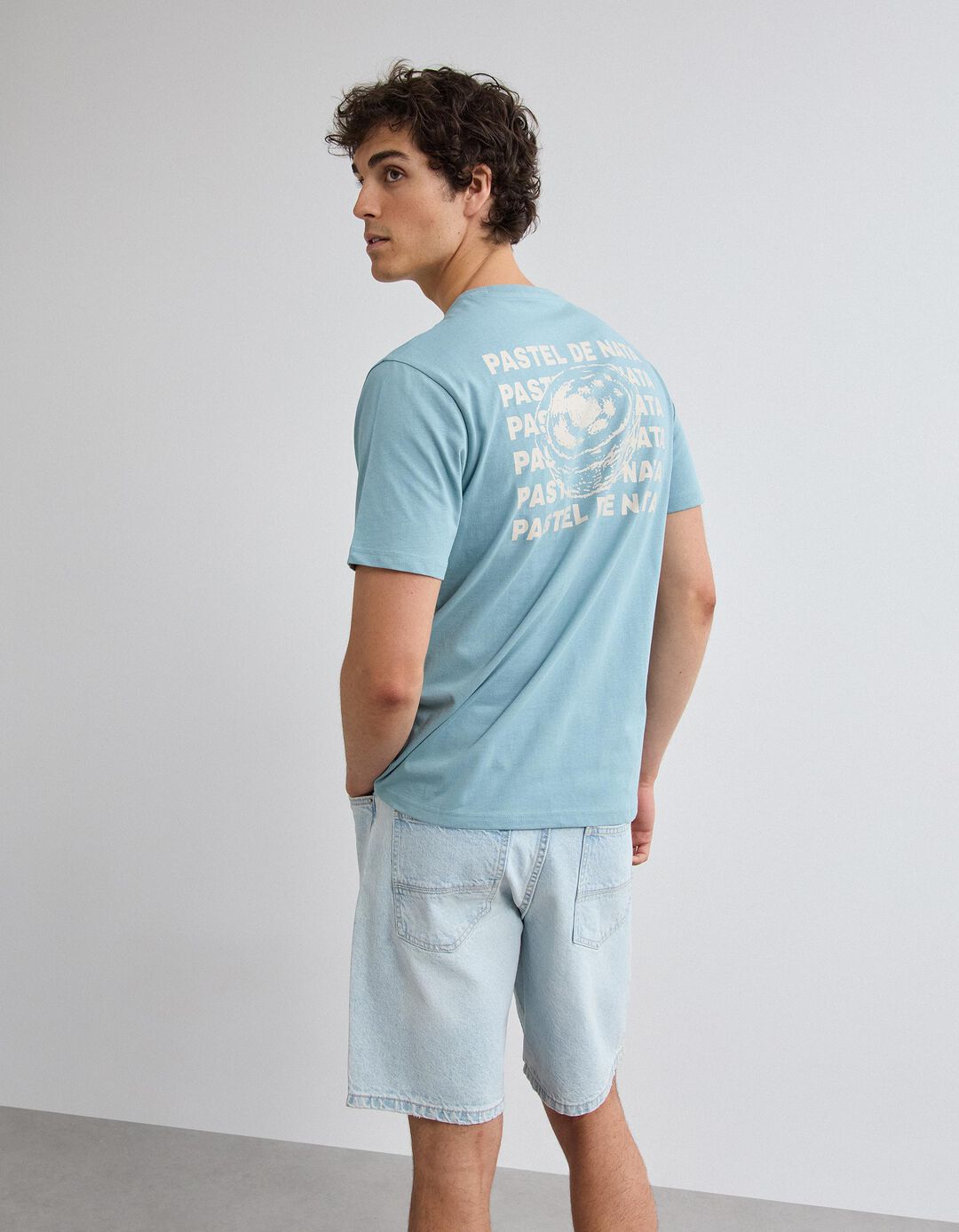 T-shirt Jersey, Homem, Azul