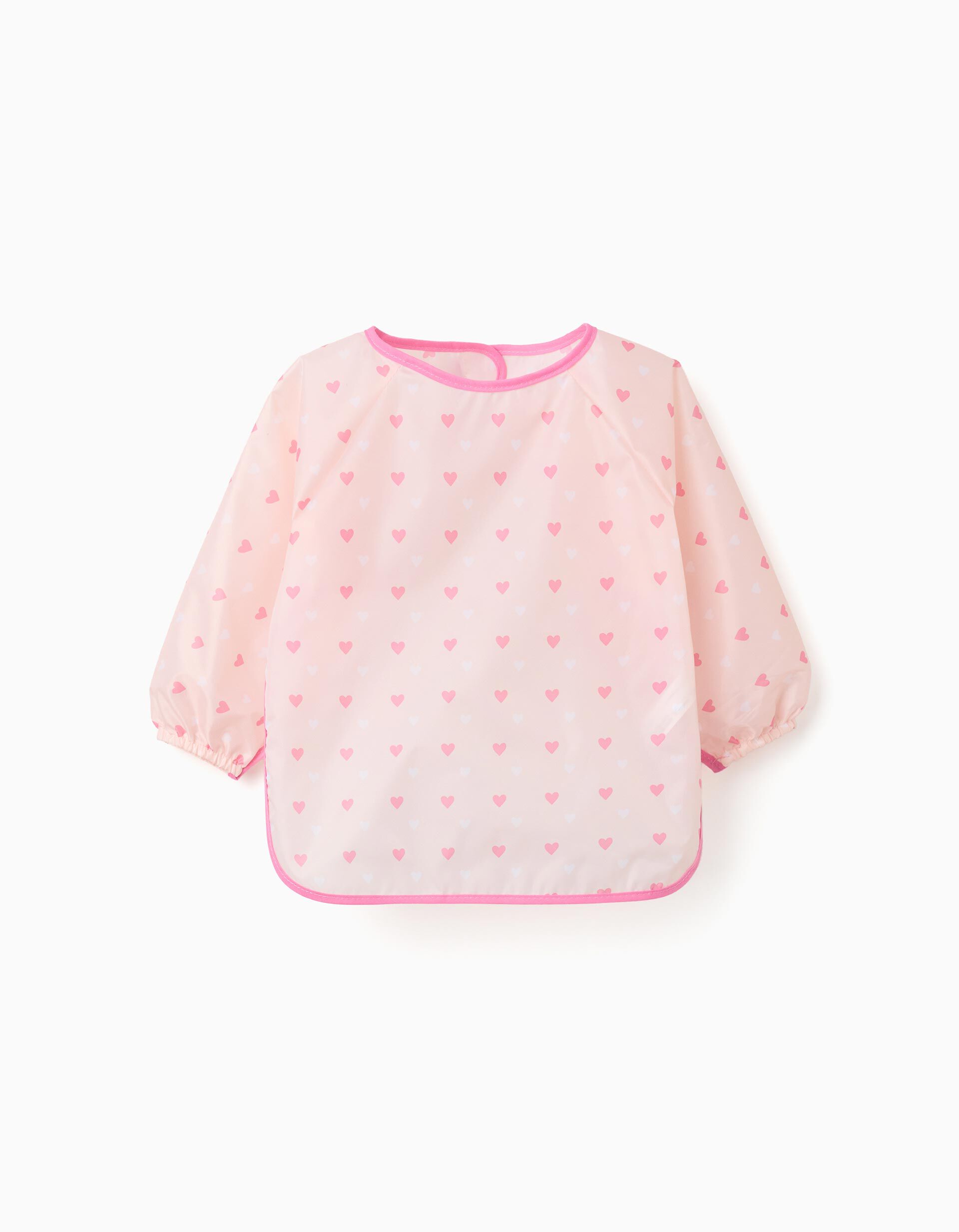 Comprar Online Babete Imperme&aacute;vel Com Mangas ZY Baby, Rosa