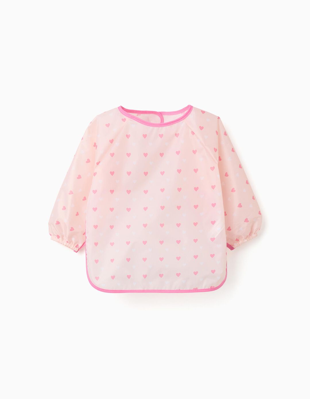 Babete Imperme&aacute;vel Com Mangas ZY Baby, Rosa