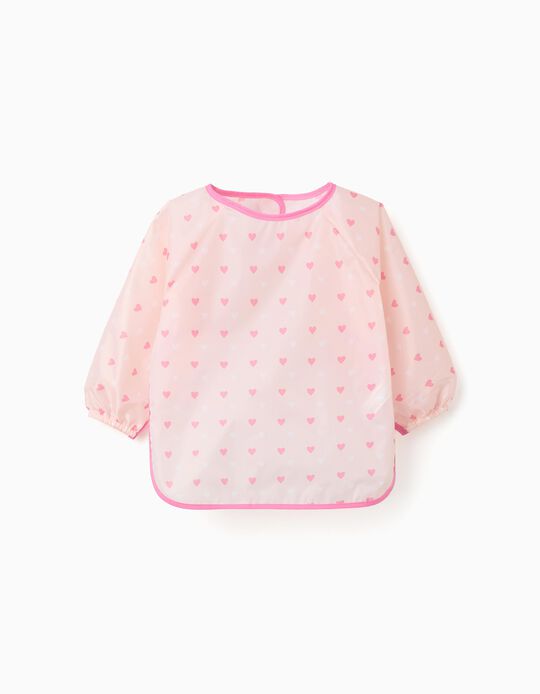 Comprar Online Babete Imperme&aacute;vel Com Mangas ZY Baby, Rosa