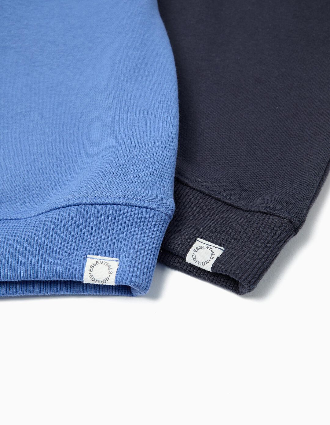 Pack 2 Sweatshirts de Felpa, Menino, Azul
